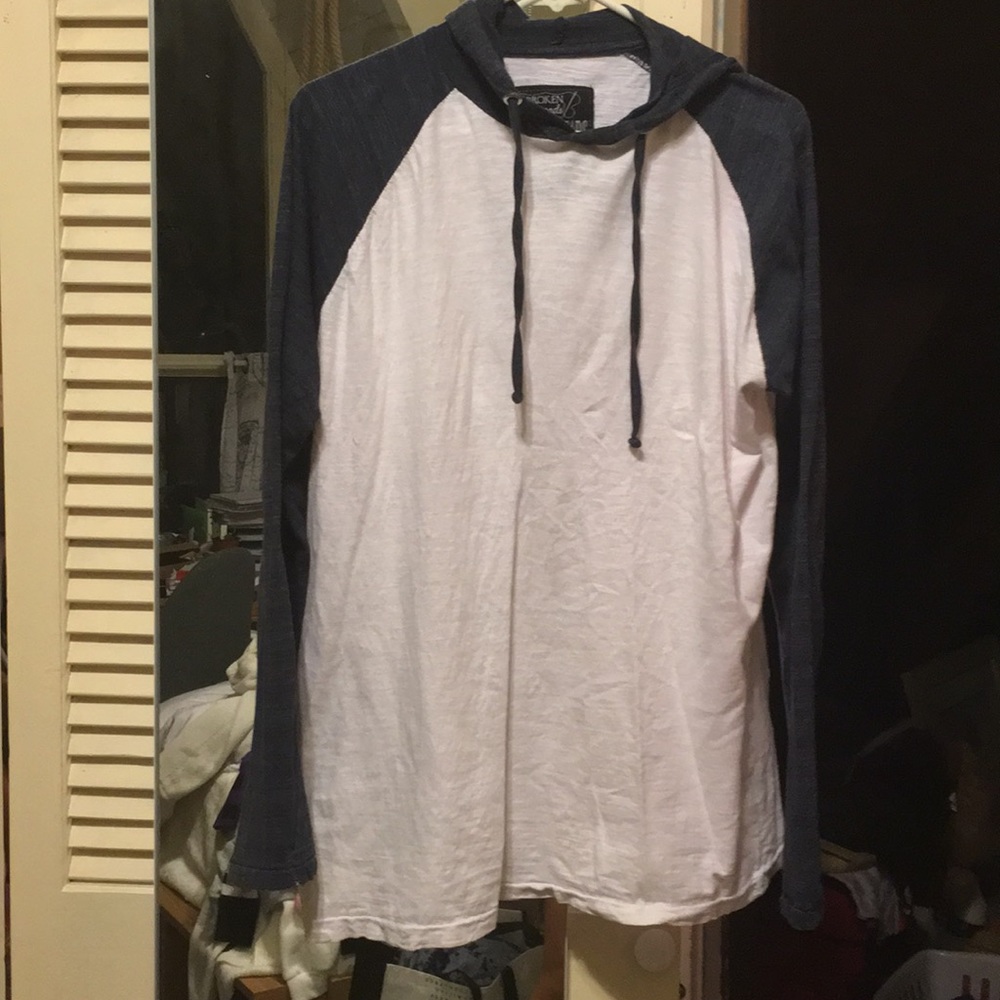 Baseball style hoodie